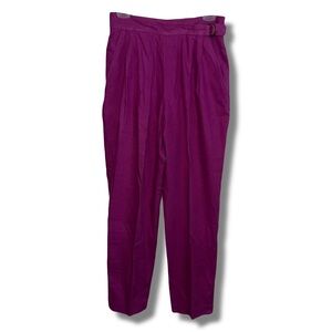 Vintage High Waist Barney Purple Pants